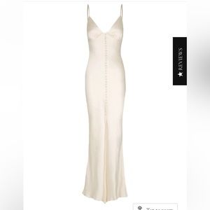 Shona Joy La Lune Bias Slip Dress Size Small